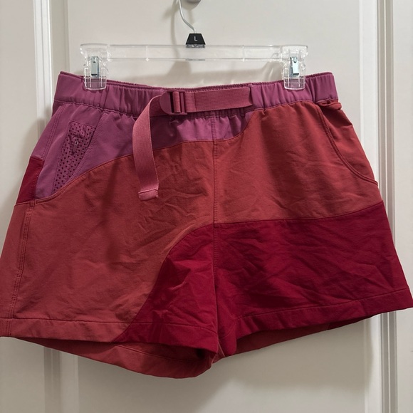 Outdoor Voices Pants - Outdoor Voices Rectrek 3” Hike Shorts Size Medium Capitol Reef Colorblock Belted